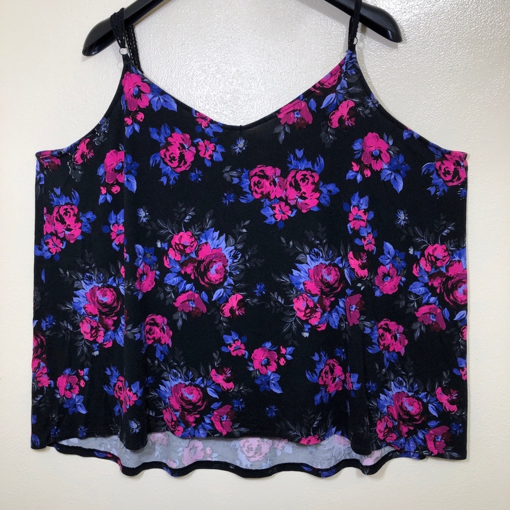 Torrid Rose Floral Tank Top - Picture 4 of 4
